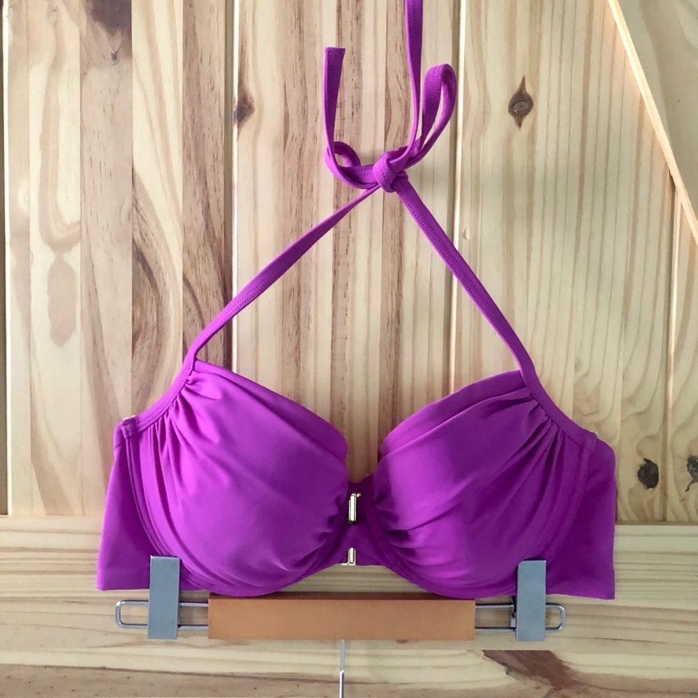 Purple-Victoria’s Secret Bikini Top-36D